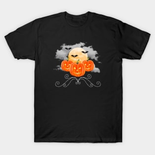 Moonlit Pumpkins T-Shirt